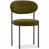 Buy Dining Chair - Upholstered in Velvet - Black Metal - Martha Olive 61003 - prices