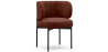 Buy Dining Chair - Upholstered in Velvet - Calibri Chocolate 61007 - prices