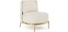 Buy Designer Armchair - Upholstered in Bouclé Fabric - Sabah White 61015 - in the EU