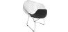 Buy Dining Chair Bertold Diam in Chrome Steel  Black 16443 - in the EU