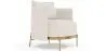 Buy Designer Armchair - Upholstered in Bouclé Fabric - Hynu White 61017 - in the EU