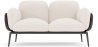 Buy 2-Seater Sofa - Upholstered in Bouclé Fabric - Greda White 61022 - in the EU