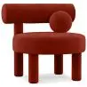 Buy  Armchair - Upholstered in Velvet - Fera Red 60696 - prices