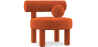 Buy  Armchair - Upholstered in Velvet - Fera Brick 60696 home delivery