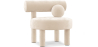 Buy  Armchair - Upholstered in Velvet - Fera Beige 60696 - in the EU