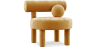 Buy  Armchair - Upholstered in Velvet - Fera Mustard 60696 in the Europe