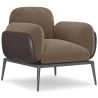 Buy Upholstered Velvet Armchair - Iura Taupe 60650 home delivery