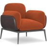 Buy Upholstered Velvet Armchair - Iura Brick 60650 in the Europe