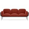 Buy 3-Seater Sofa - Upholstered in Velvet - Greda Red 60652 with a guarantee