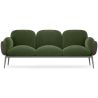 Buy 3-Seater Sofa - Upholstered in Velvet - Greda Olive 60652 - in the EU