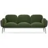 Buy 3-Seater Sofa - Upholstered in Velvet - Greda Olive 60652 - in the EU