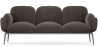 Buy 3-Seater Sofa - Upholstered in Velvet - Greda Taupe 60652 - in the EU
