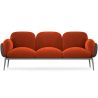 Buy 3-Seater Sofa - Upholstered in Velvet - Greda Brick 60652 in the Europe