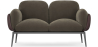 Buy 2-Seater Sofa - Upholstered in Velvet - Greda Taupe 60651 - in the EU