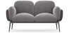 Buy 2-Seater Sofa - Upholstered in Velvet - Greda Light grey 60651 - in the EU