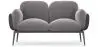 Buy 2-Seater Sofa - Upholstered in Velvet - Greda Dark grey 60651 - in the EU