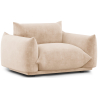 Buy Armchair - Velvet Upholstery - Urana Beige 61011 in the Europe