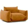 Buy Armchair - Velvet Upholstery - Urana Mustard 61011 - prices