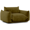 Buy Armchair - Velvet Upholstery - Urana Olive 61011 home delivery