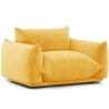 Buy Armchair - Velvet Upholstery - Urana Yellow 61011 - in the EU