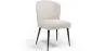 Buy Dining Chair - Upholstered in Bouclé Fabric - Yerne White 61053 - in the EU