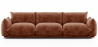 Buy 3-Seater Sofa - Velvet Upholstery - Urana Chocolate 61013 in the Europe