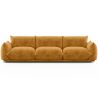 Buy 3-Seater Sofa - Velvet Upholstery - Urana Mustard 61013 in the Europe