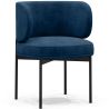 Buy Dining Chair - Upholstered in Velvet - Calibri Dark blue 61007 at MyFaktory