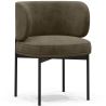 Buy Dining Chair - Upholstered in Velvet - Calibri Taupe 61007 with a guarantee