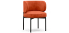 Buy Dining Chair - Upholstered in Velvet - Calibri Brick 61007 home delivery