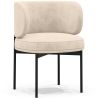 Buy Dining Chair - Upholstered in Velvet - Calibri White 61007 in the Europe