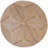 Buy Round Jute Rug - Boho Bali - 100 CM - Ubba Natural 61080 - in the EU