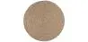 Buy Round Jute Rug - Boho Bali - 100 CM - Jenón Natural 61086 - in the EU
