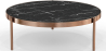 Buy Black Marble Coffee Table - 90cm Diameter - Louy Black 61094 - in the EU