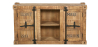 Buy Wooden Sideboard - Industrial Design - 2 doors - Tunker Natural wood 58890 - in the EU