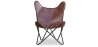 Buy Butterfly chair - brown leather - Cuik Chocolate 58895 - in the EU