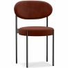 Buy Dining Chair - Upholstered in Velvet - Black Metal - Martha Chocolate 61003 in the Europe