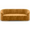 Buy 3/4-Seater Velvet Upholstered Sofa - Treya Mustard 60648 in the Europe