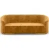 Buy 3/4-Seater Velvet Upholstered Sofa - Treya Mustard 60648 in the Europe