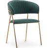 Buy Dining chair - Upholstered in Velvet - Lona Dark green 61147 in the Europe