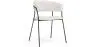 Buy Dining chair - Upholstered in Bouclé Fabric - Lona White 61149 - in the EU