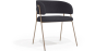 Buy Dining Chair - Upholstered in Fabric - Karen Dark grey 61151 at MyFaktory
