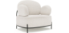Buy Design armchair - Upholstered in bouclé fabric - Munum White 61156 - in the EU