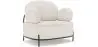 Buy Design armchair - Upholstered in bouclé fabric - Munum White 61156 - in the EU