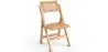 Buy Folding Wooden Rattan Dining Chair -Bama Natural wood 61157 - in the EU