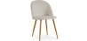 Buy Dining Chair - Velvet Upholstered - Scandinavian Style - Bennett Beige 59990 at MyFaktory
