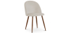 Buy Dining Chair - Upholstered in Velvet - Scandinavian Design - Bennett Beige 59991 at MyFaktory