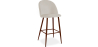 Buy Velvet Upholstered Stool - Scandinavian Design - Bennett Beige 59993 - in the EU