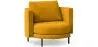 Buy Design Armchair - Velvet Upholstery - Nagar Yellow 60687 home delivery