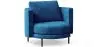 Buy Design Armchair - Velvet Upholstery - Nagar Dark blue 60687 with a guarantee